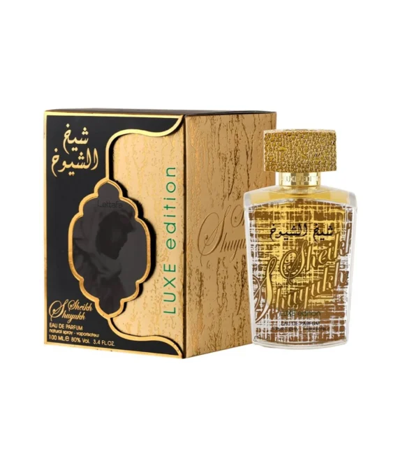 Lattafa Perfumes Sheikh Al Shuyukh Luxe Edition EDP 100 мл – Топъл гурме аромат с пачули
