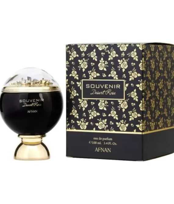 Afnan Souvenir Desert Rose EDP 100 мл – Дървесен аромат с пудрови нотки