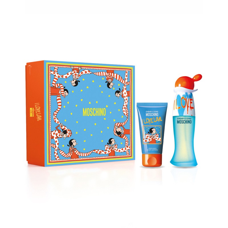 Дамски луксозен комплект – Moschino Cheap and Chic I Love Love Gift Set