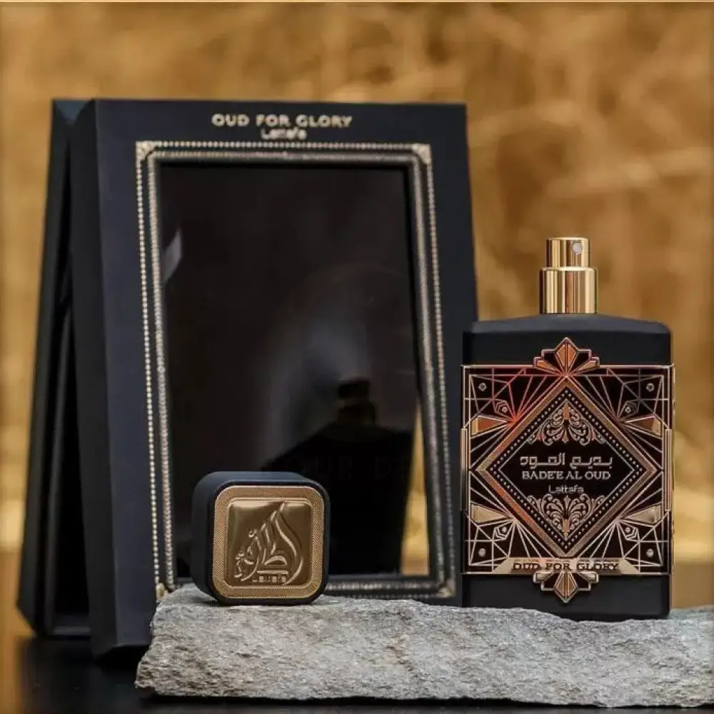 Lattafa Oud For Glory Bade'e Al Oud EDP 100 мл – Дървесен аромат с агарово дърво - Image 13