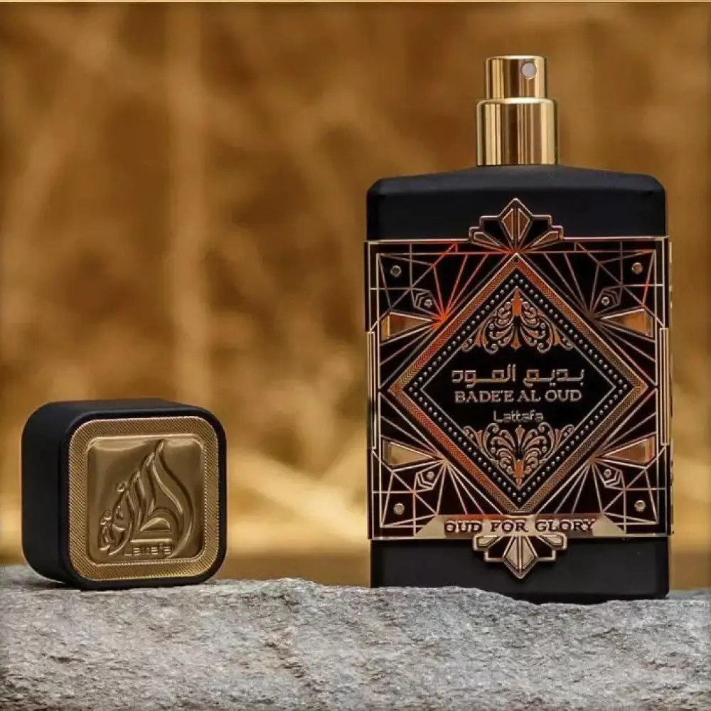 Lattafa Oud For Glory Bade'e Al Oud EDP 100 мл – Дървесен аромат с агарово дърво - Image 11