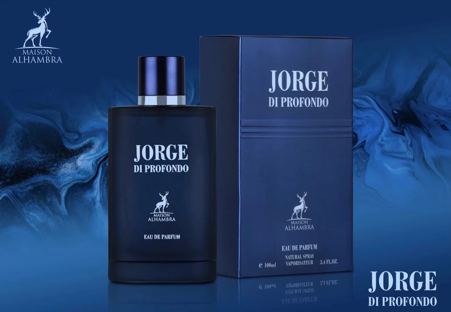 Maison Alhambra Jorge Di Profumo Deep Blue EDP 100 мл – Дървесен аромат с кипарис - Image 9