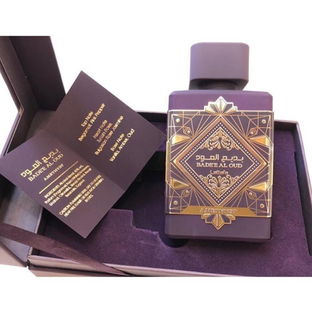 Lattafa Bade'e Al Oud Amethyst EDP 100 мл – Гурме аромат с българска роза - Image 5