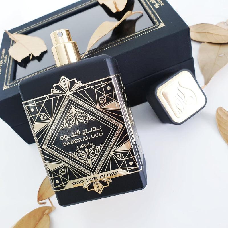 Lattafa Oud For Glory Bade'e Al Oud EDP 100 мл – Дървесен аромат с агарово дърво - Image 7