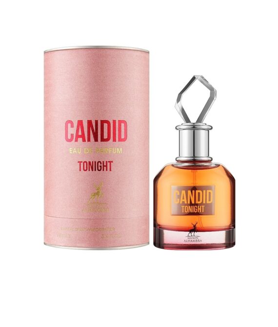 Maison Alhambra Candid Tonight EDP 100 мл – Дървесен аромат с зърна тонка