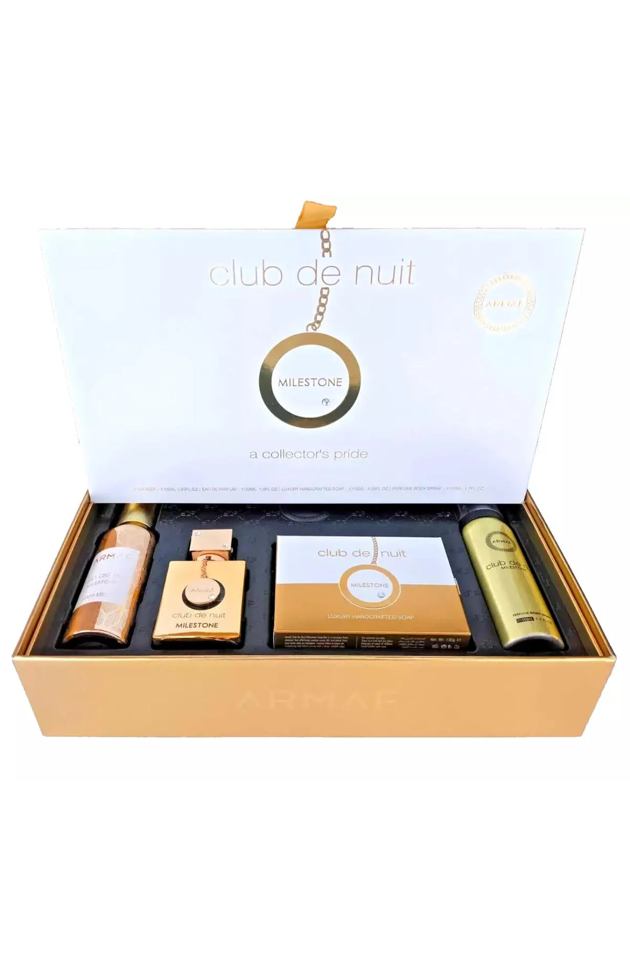 Луксозен комплект за жени и мъже – Armaf Men's Club De Nuit Milestone Gift Set - Image 2