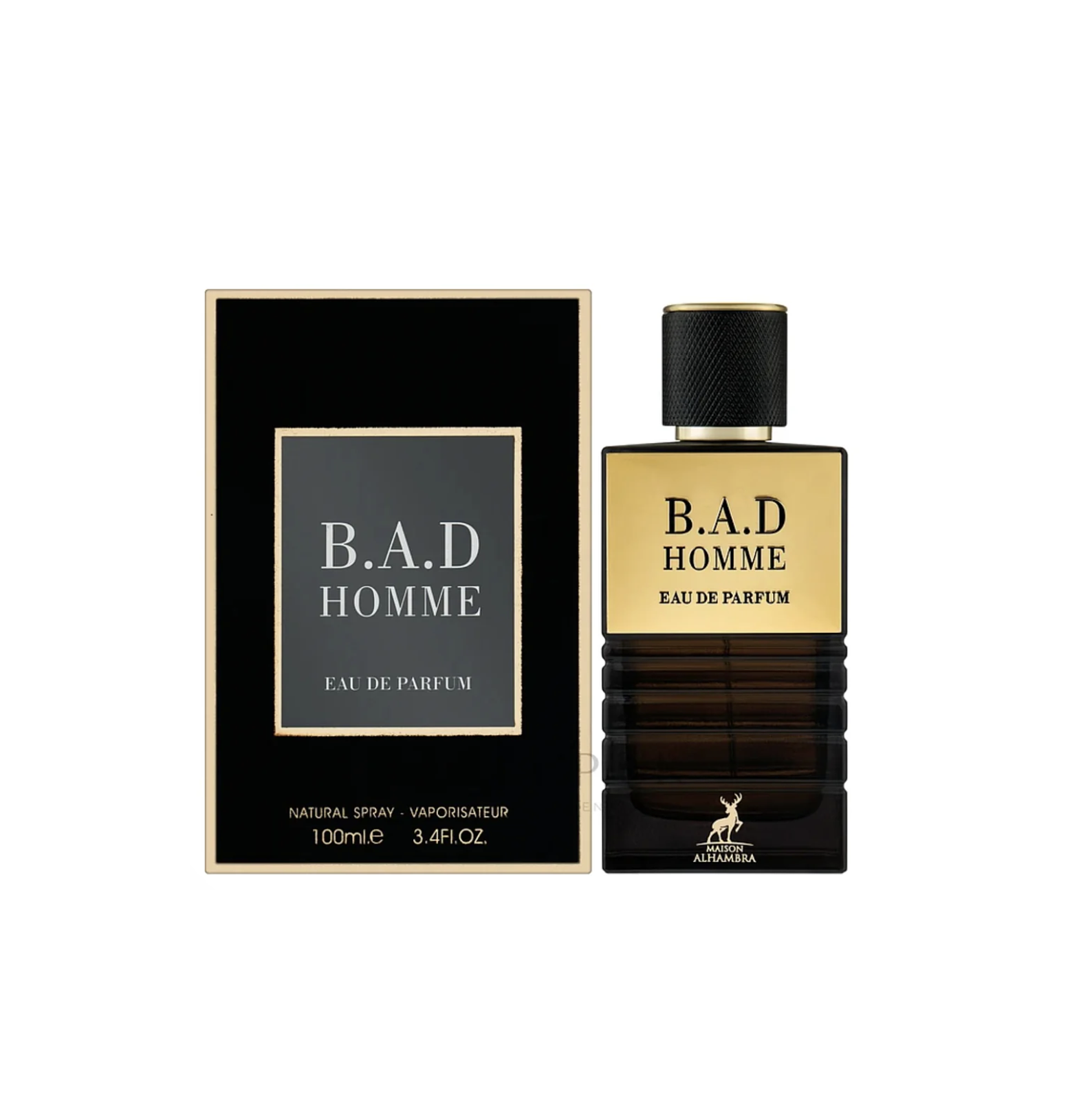 Maison Alhambra B.A.D Homme EDP 100 мл – Дървесен аромат с зелен чай