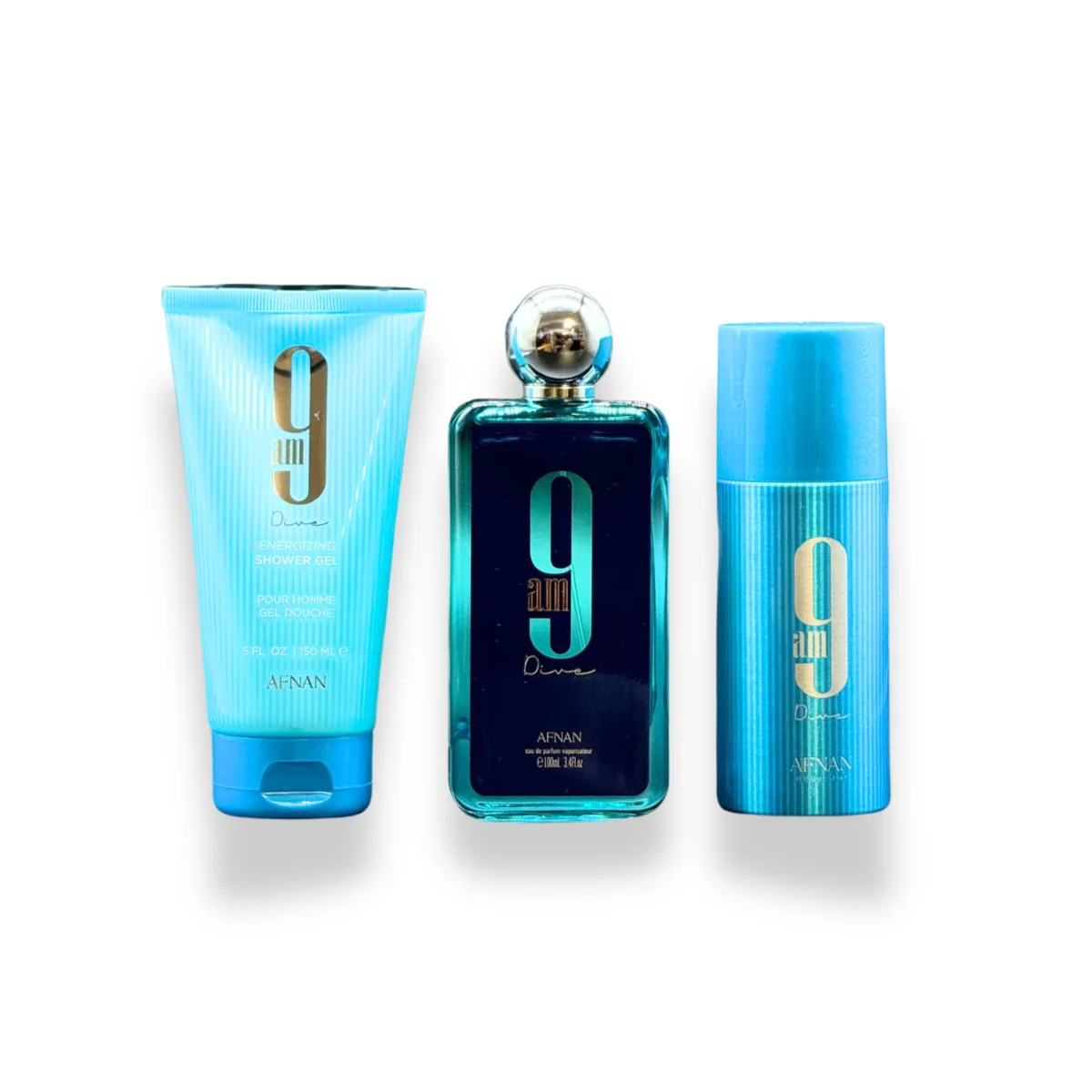 Луксозен комплект за жени и мъже – Afnan 9 AM Dive Gift Set - Image 9