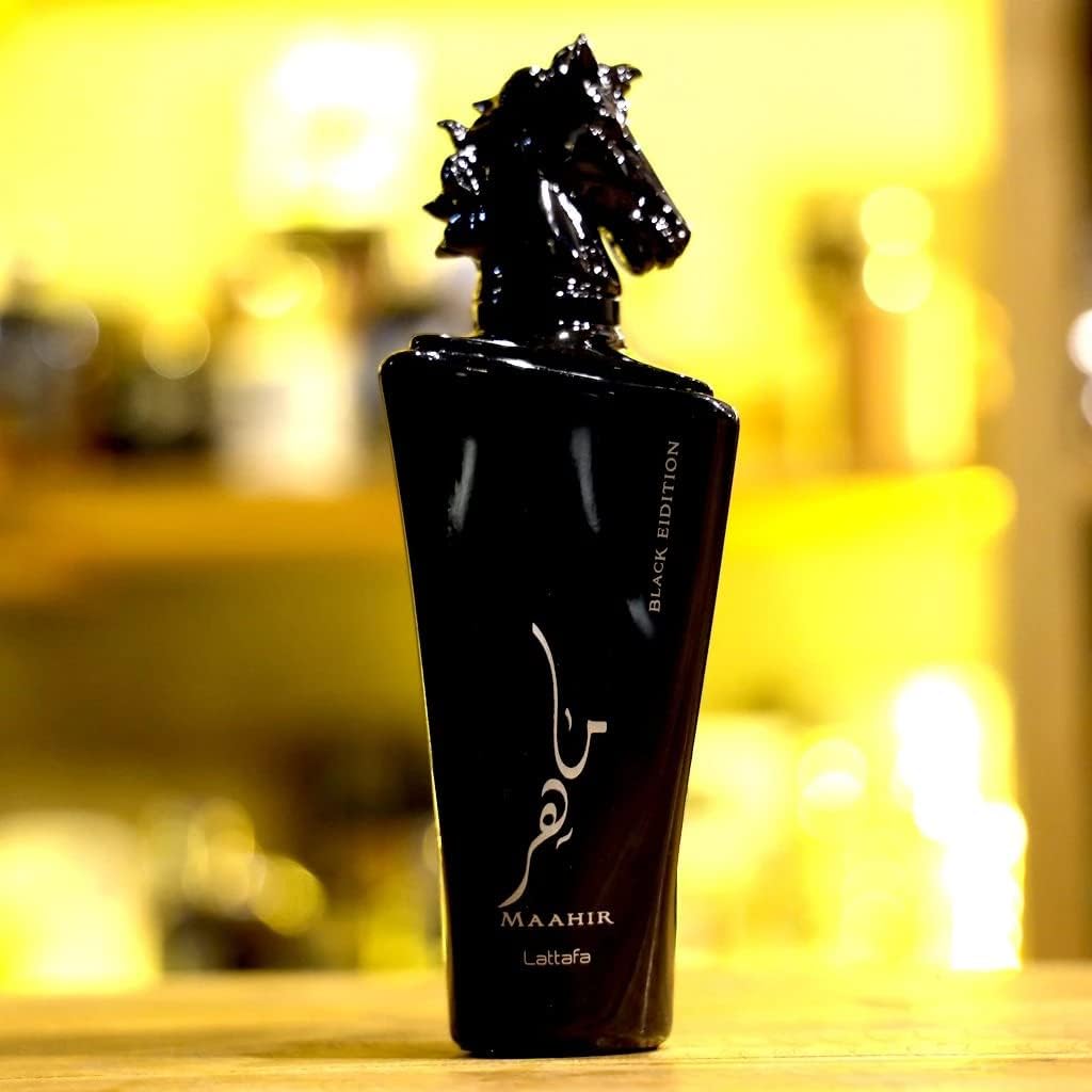 Lattafa Maahir Black Edition EDP 100 мл – Дървесен аромат с лабданум - Image 7