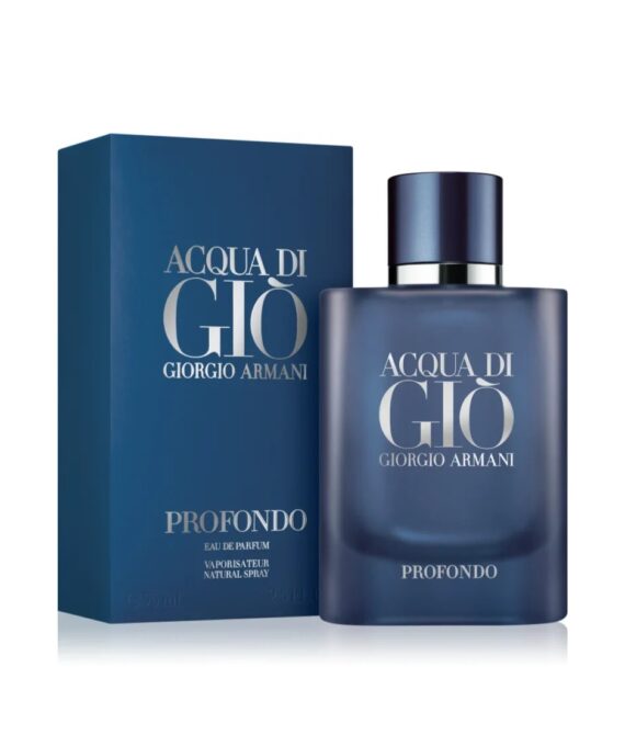 Giorgio Armani Acqua Di Gio Profondo EDP 50 мл – Дървесен аромат с кипарис