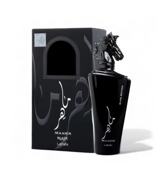 Lattafa Maahir Black Edition EDP 100 мл – Дървесен аромат с лабданум