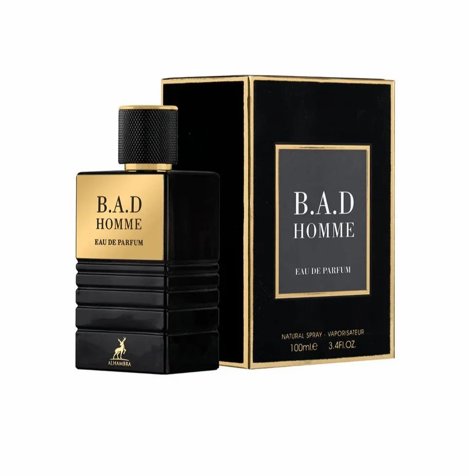Maison Alhambra B.A.D Homme EDP 100 мл – Дървесен аромат с зелен чай - Image 3