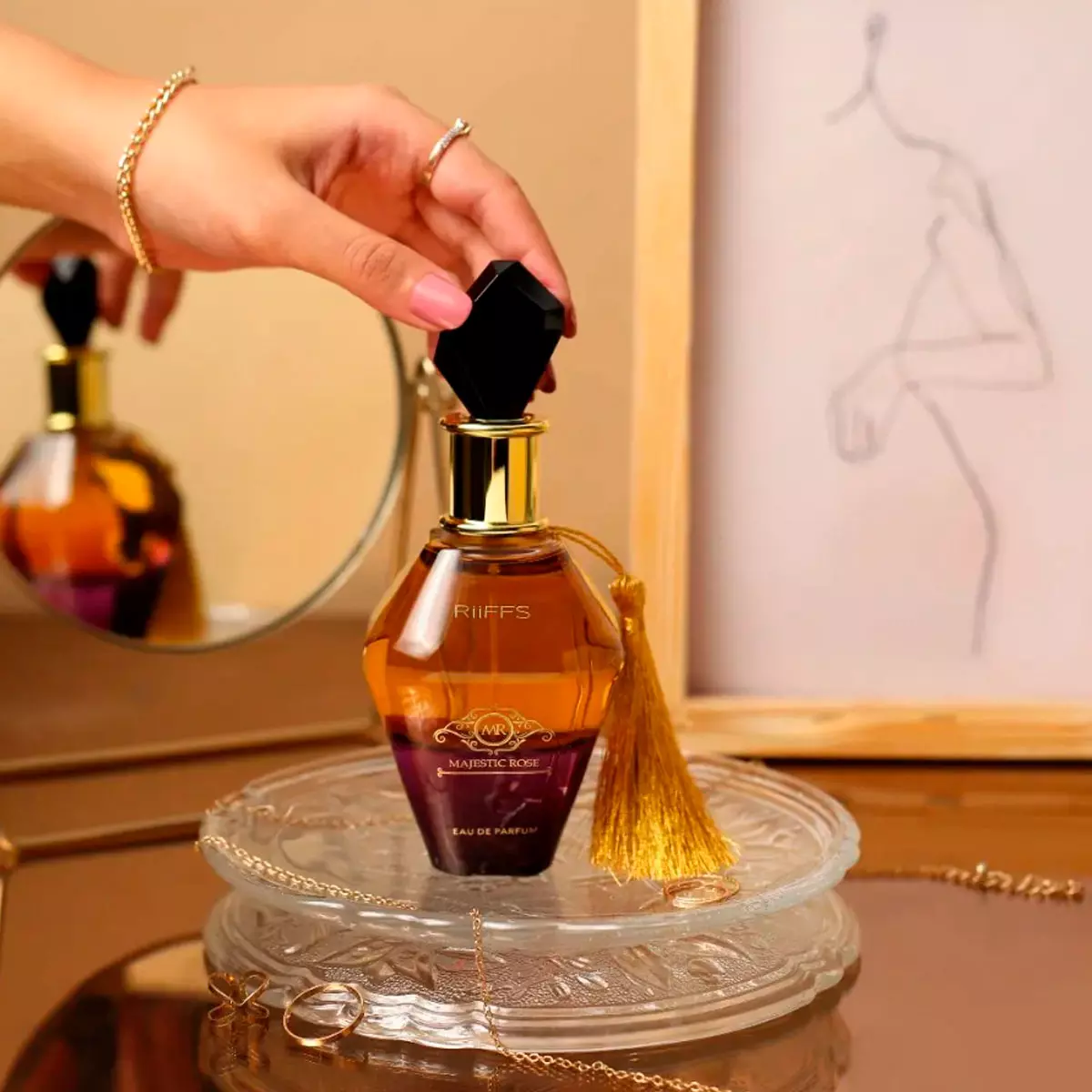 Riiffs Majestic Rose EDP 100 мл – Гурме аромат с портокалов цвят - Image 7