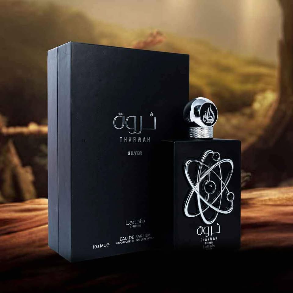 Lattafa Tharwah Silver EDP 100 мл – Дървесен аромат с лавандула - Image 11