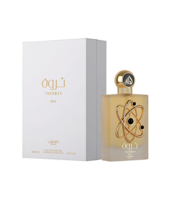 Lattafa Tharwah Gold EDP 100 мл – Гурме аромат с портокалов цвят