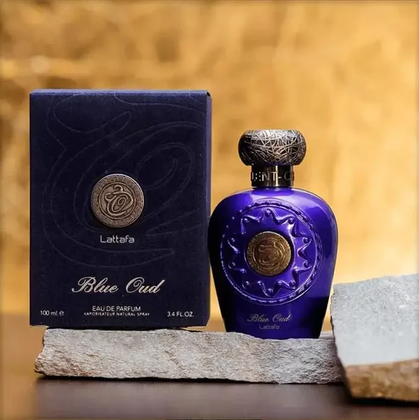 Lattafa Blue Oud EDP 100 мл – Дървесен аромат с градински чай - Image 9