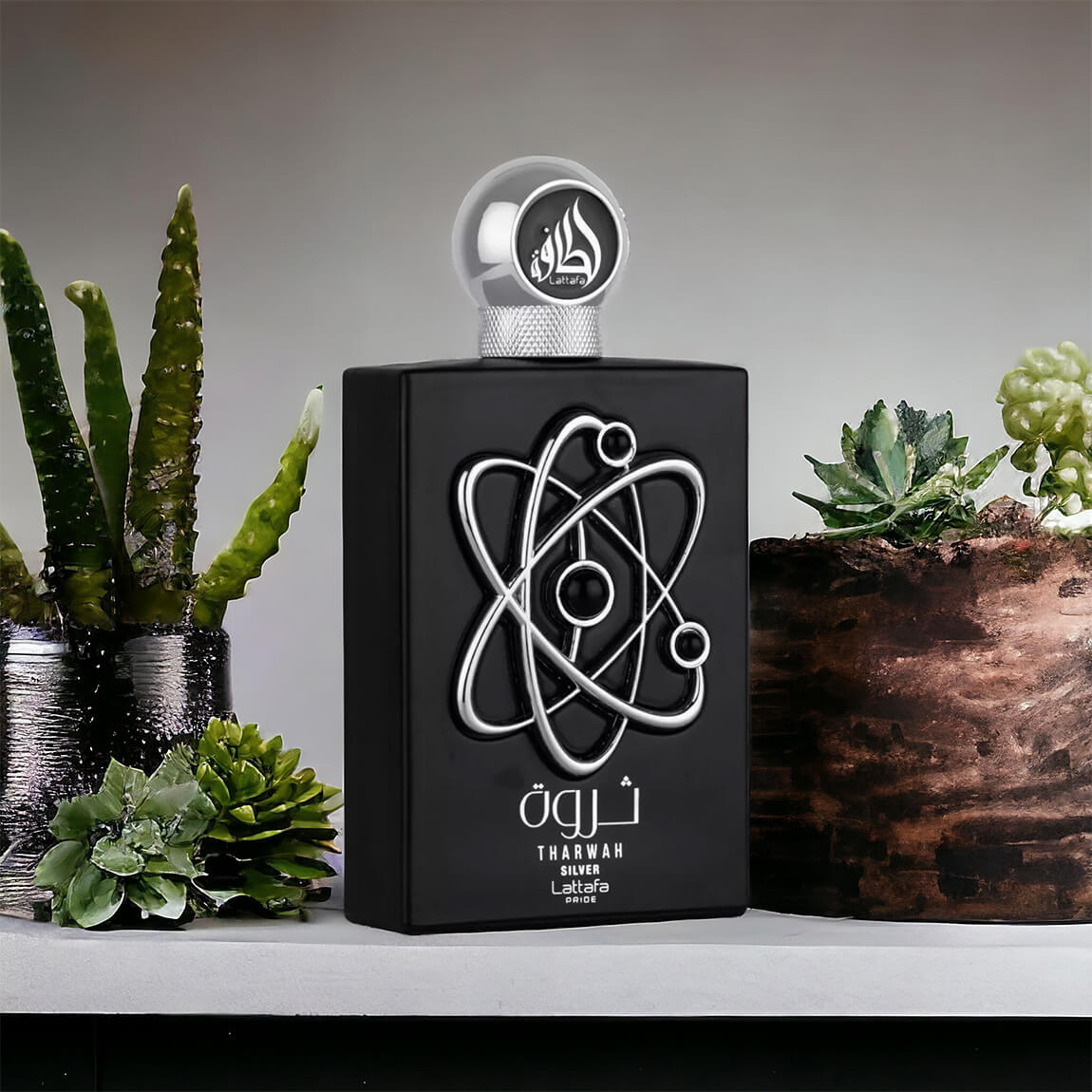 Lattafa Tharwah Silver EDP 100 мл – Дървесен аромат с лавандула - Image 9