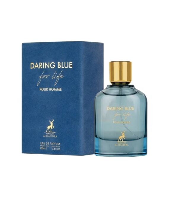 Maison Alhambra Daring Blue for Life EDP 100 мл – Дървесен аромат с ветивер
