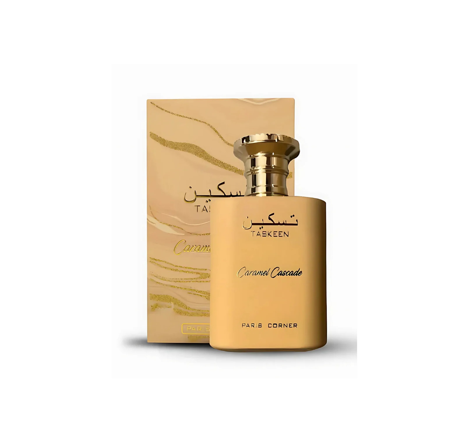 Paris Corner Taskeen Caramel Cascade EDP 100 мл – Гурме аромат с зърна от тонка - Image 5
