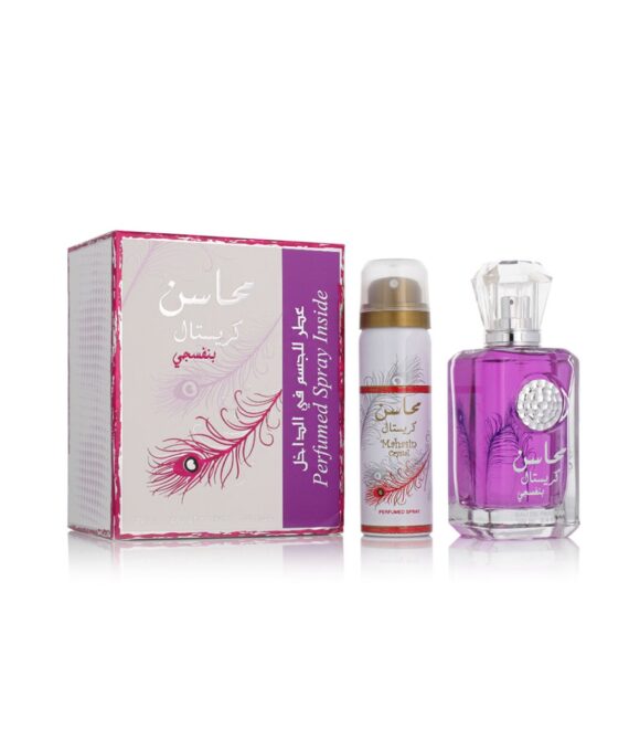 Дамски луксозен комплект – Lattafa Mahasin Crystal Violet Orchid Vanilla Musky Woody Set