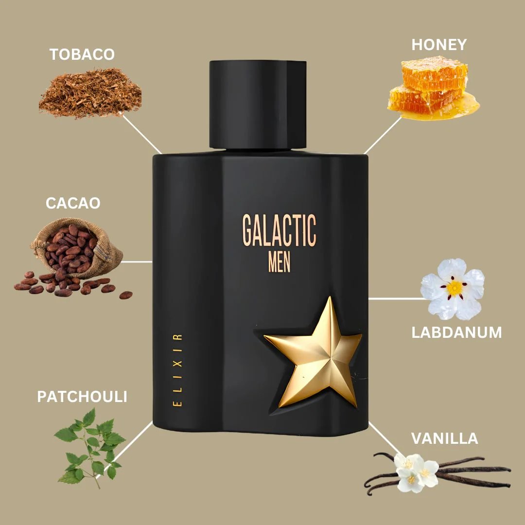 Maison Alhambra Galactic Men Elixir EDP 100 мл – Гурме аромат с мед - Image 4