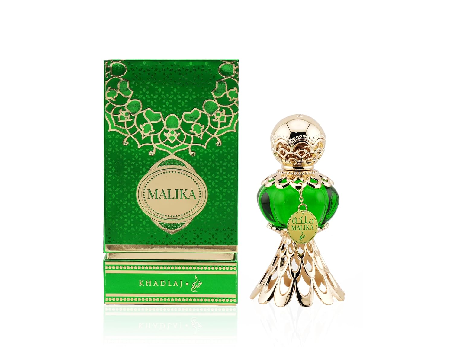 Khadlaj Malika Green Concentrated Perfume Oil 20 мл – Парфюмно масло за жени - Image 3