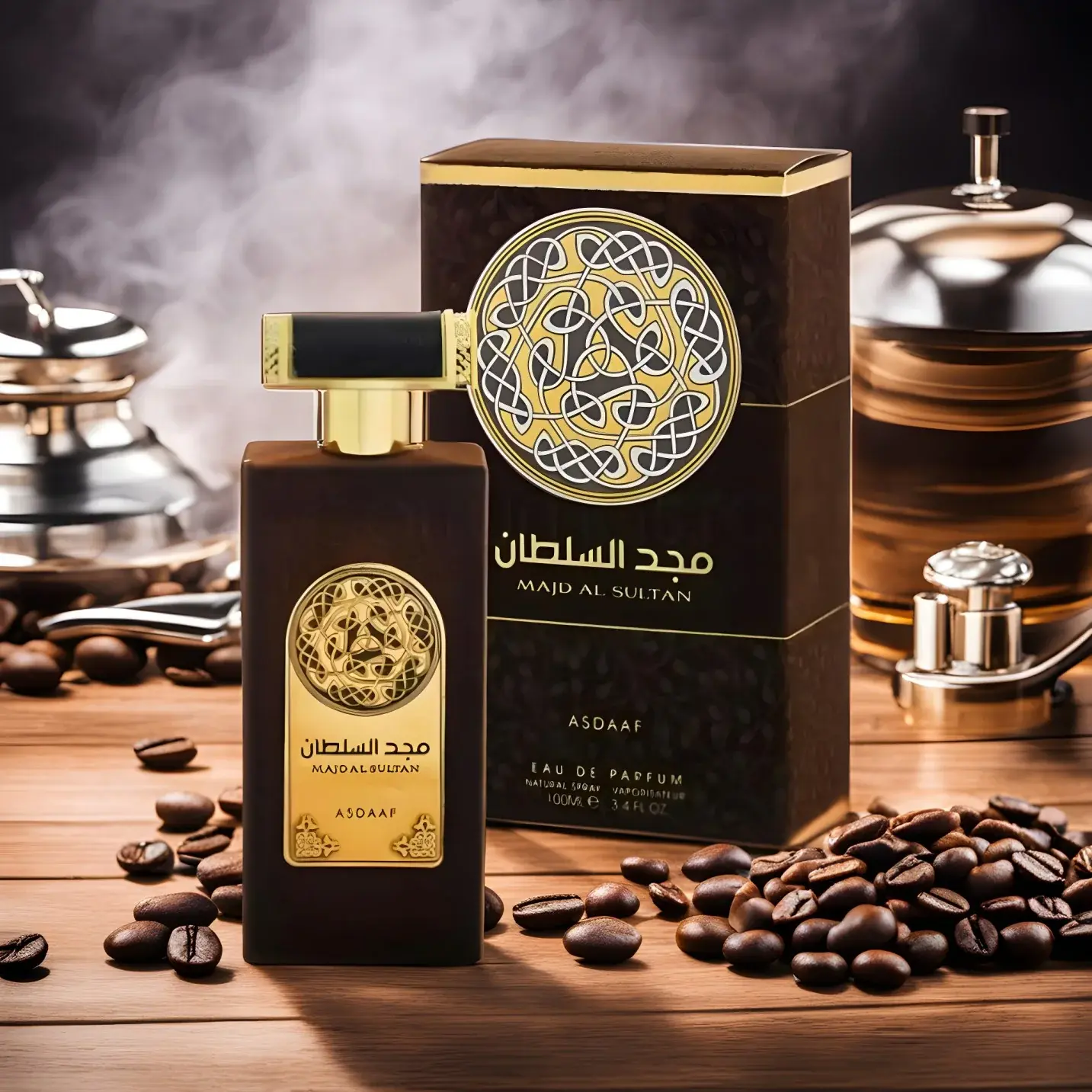 Asdaaf Majd Al Sultan EDP 100 мл – Дървесен аромат с смирна - Image 12