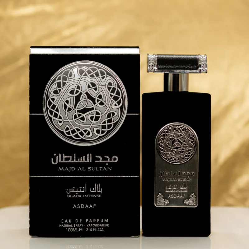 Asdaaf Majd Al Sultan Black Intense EDP 100 мл – Гурме аромат с кедър - Image 7