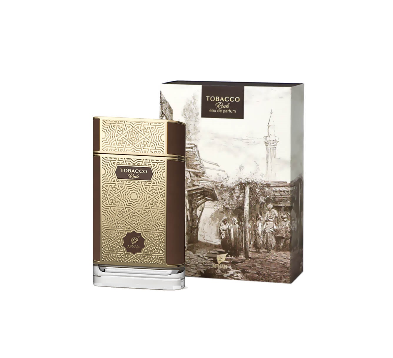 Afnan Tobacco Rush EDP 80 мл – Дървесен аромат с сладки нотки - Image 4