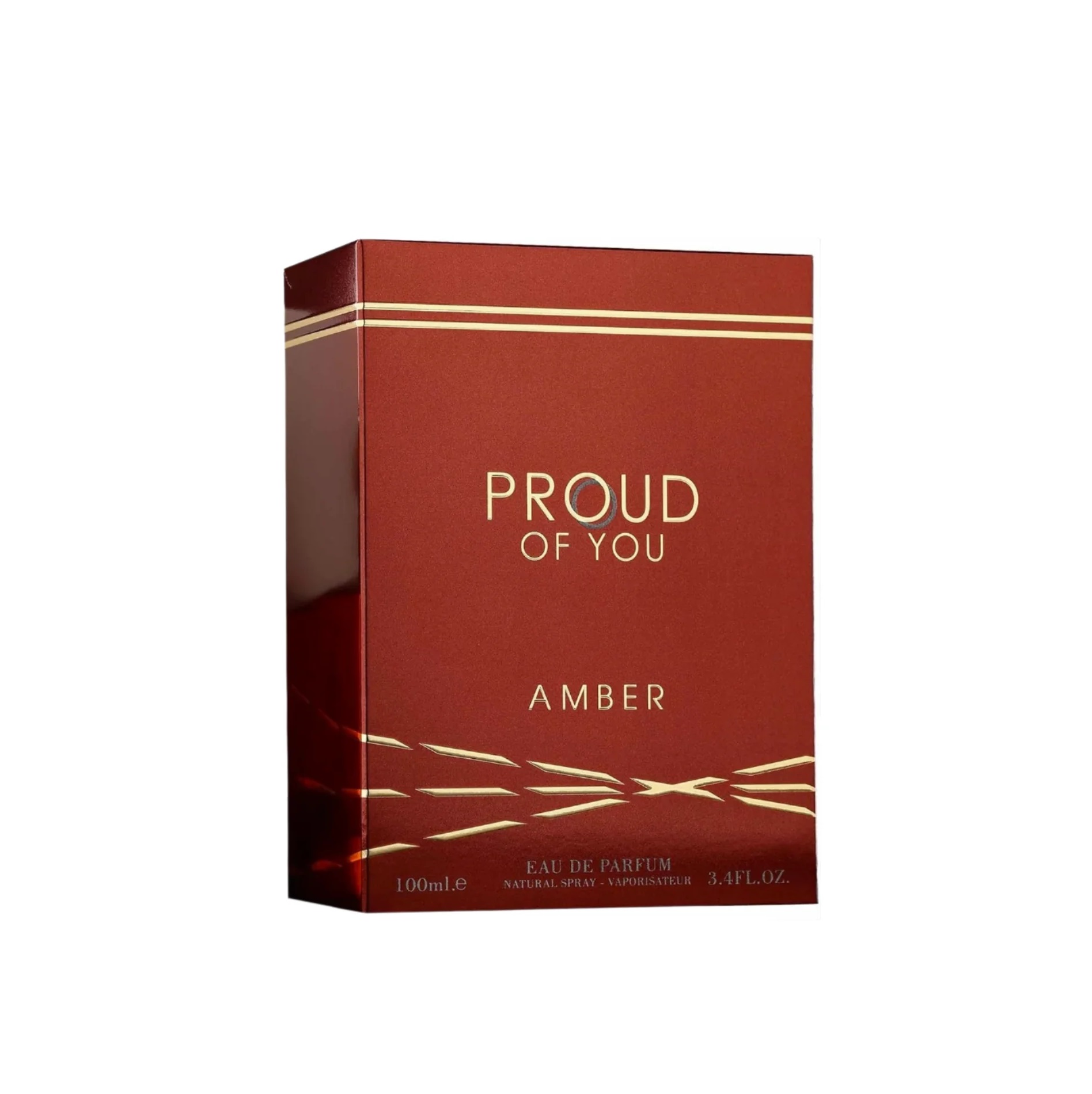 Fragrance World Proud of You Amber EDP - Парфюмна вода за мъже - Image 4
