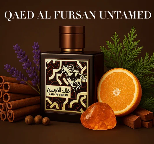 Lattafa Qaed Al Fursan Untamed EDP 90 мл – Гурме аромат с сладък карамел - Image 14