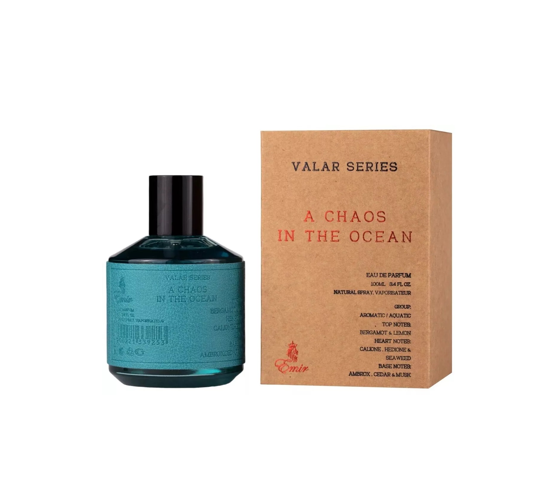 Paris Corner Emir A Chaos In The Ocean EDP 100 мл – Дървесен аромат с морска трева - Image 3
