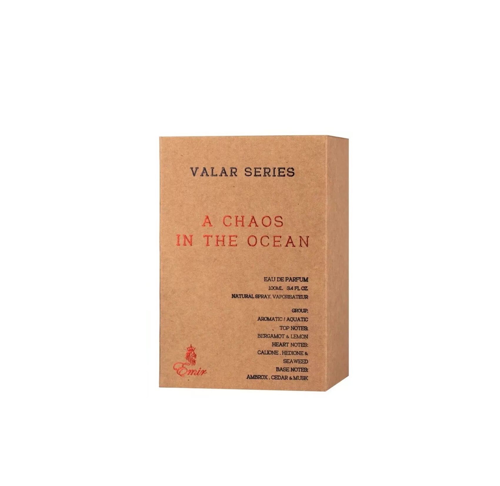 Paris Corner Emir A Chaos In The Ocean EDP 100 мл – Дървесен аромат с морска трева - Image 5