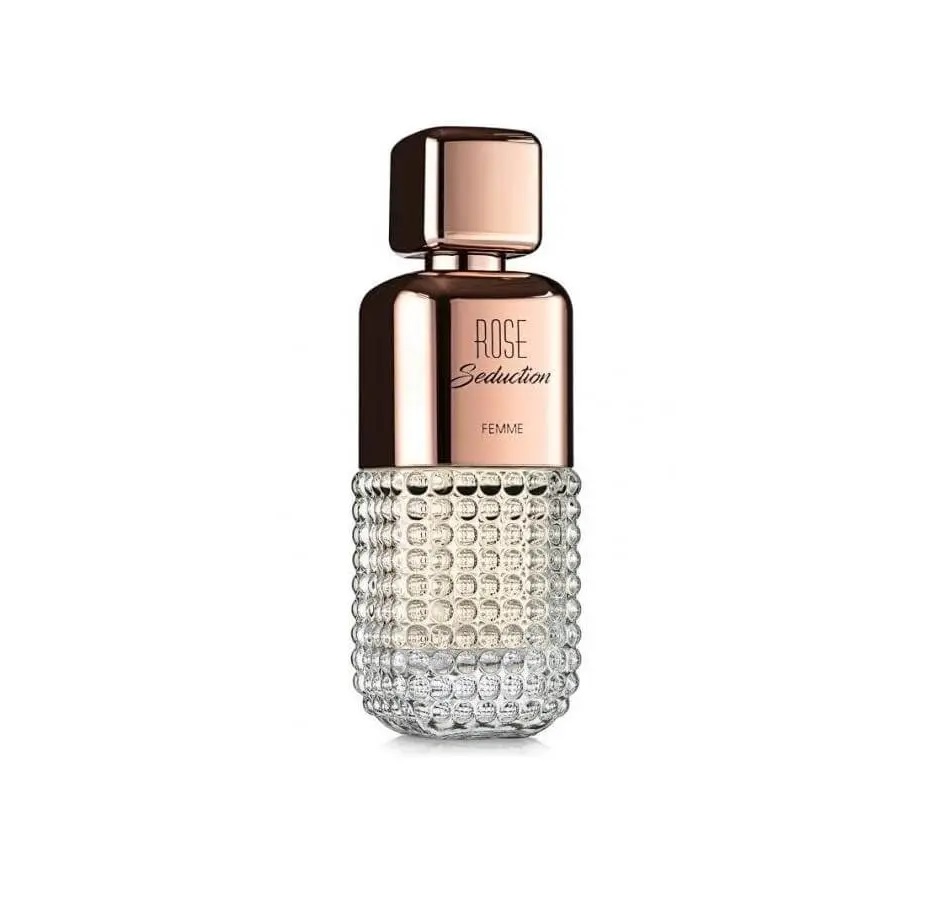 Fragrance World Rose Seduction Femme EDP 100 мл – Дървесен аромат с цитрусови нотки - Image 2