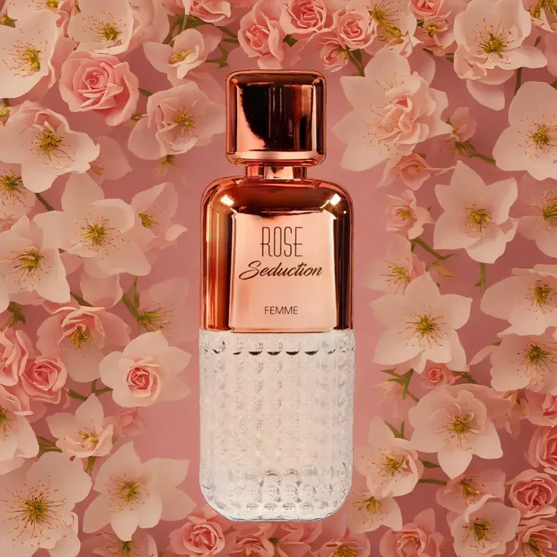 Fragrance World Rose Seduction Femme EDP 100 мл – Дървесен аромат с цитрусови нотки - Image 7