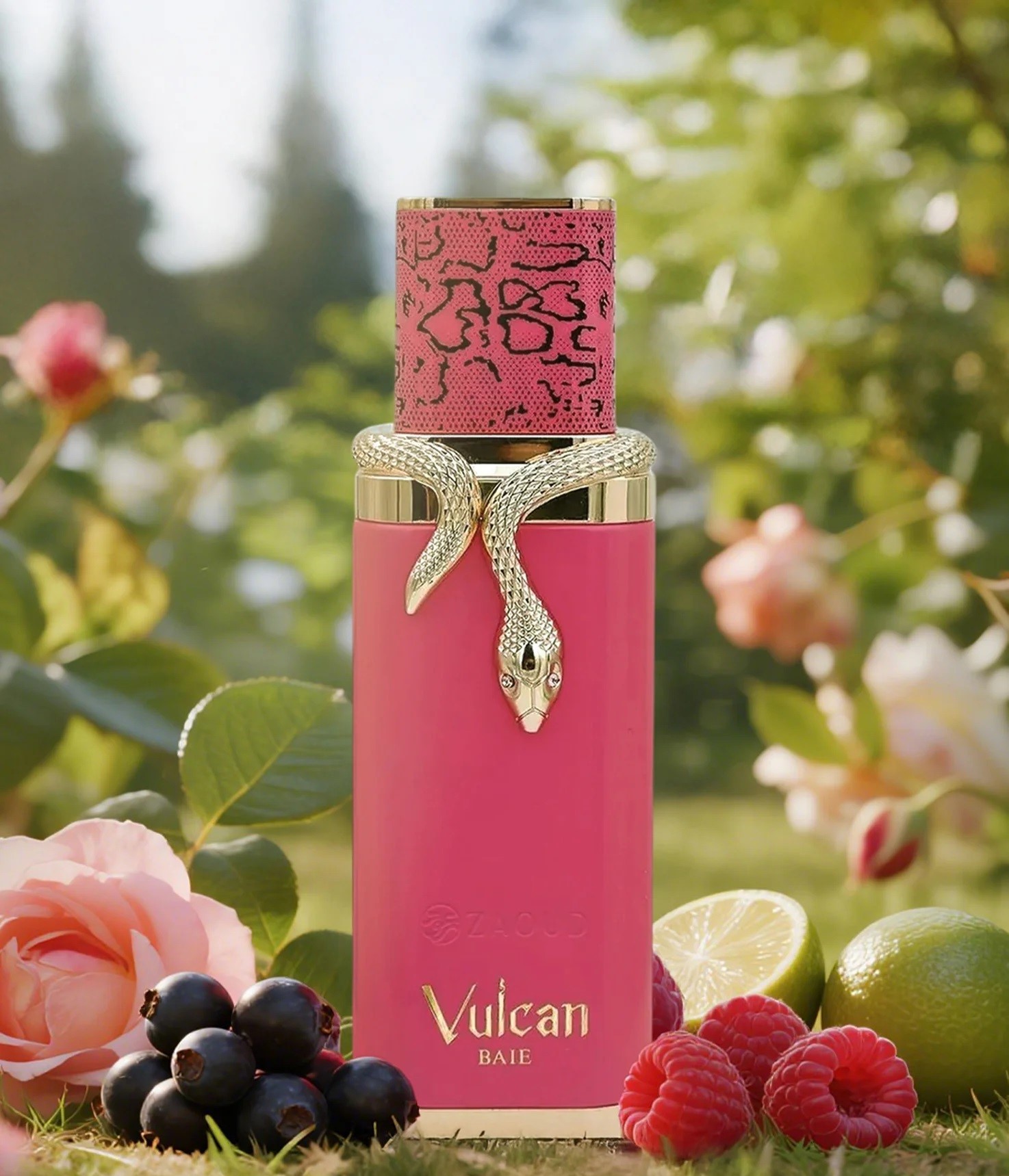 French Avenue Vulcan Baie EDP 100 мл – Дървесен аромат с малина - Image 12