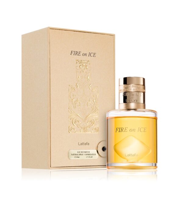 Lattafa Fire on Ice EDP 110 мл – Гурме аромат с замразени розови листенца