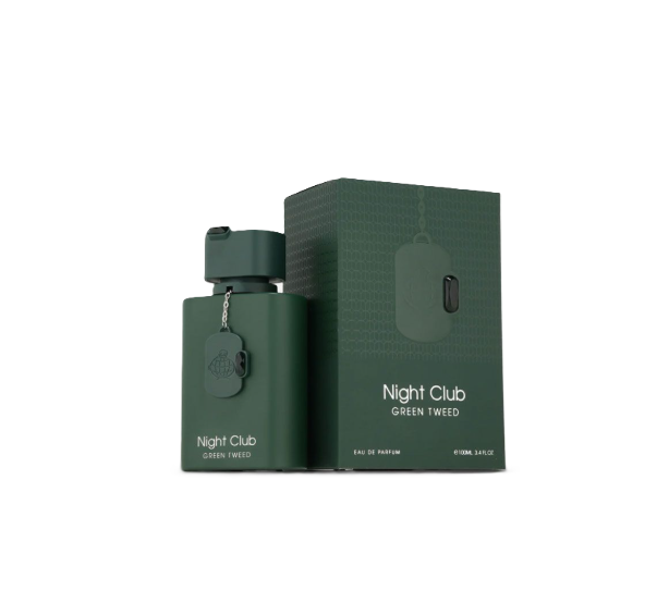 Fragrance World Night Club Green Tweed EDP 100 мл – Дървесен аромат с листа от виолетка - Image 4