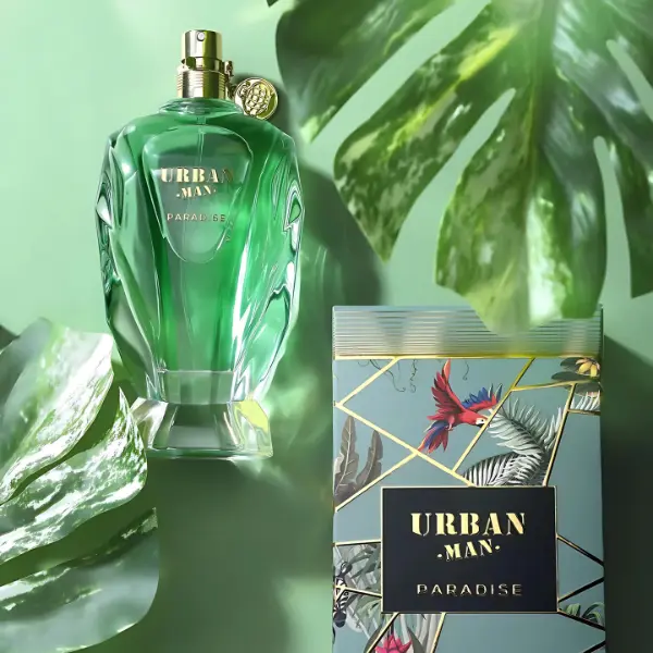 Fragrance World Urban Man Paradise EDP 90 мл – Дървесен аромат с кокос - Image 8