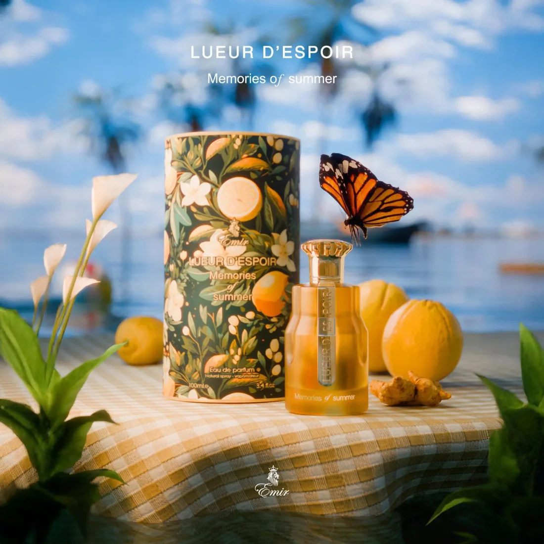 Paris Corner Emir Lueur D'Espoir Memories of Summer EDP 100 мл – Свеж аромат с джинджифил - Image 6