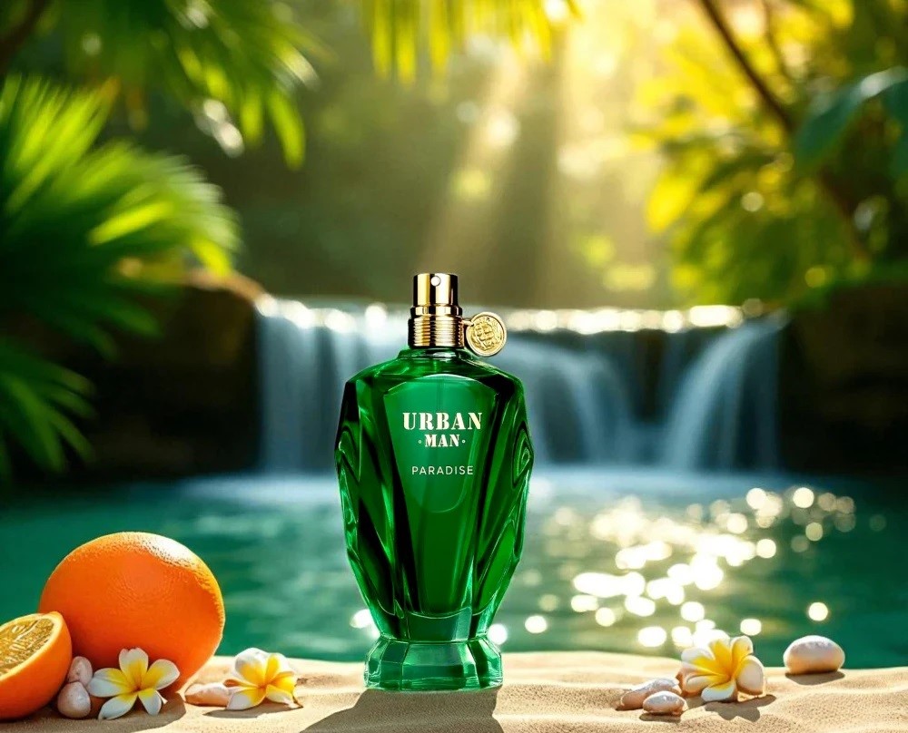 Fragrance World Urban Man Paradise EDP 90 мл – Дървесен аромат с кокос - Image 11