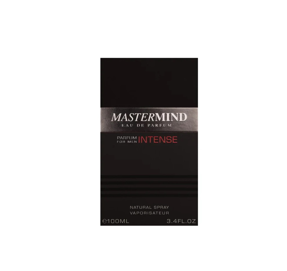 Fragrance World Mastermind Men Intense EDP 100 мл – Дървесен аромат с здравец - Image 2