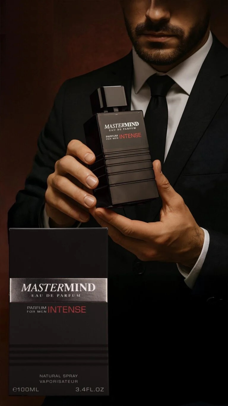 Fragrance World Mastermind Men Intense EDP 100 мл – Дървесен аромат с здравец - Image 4