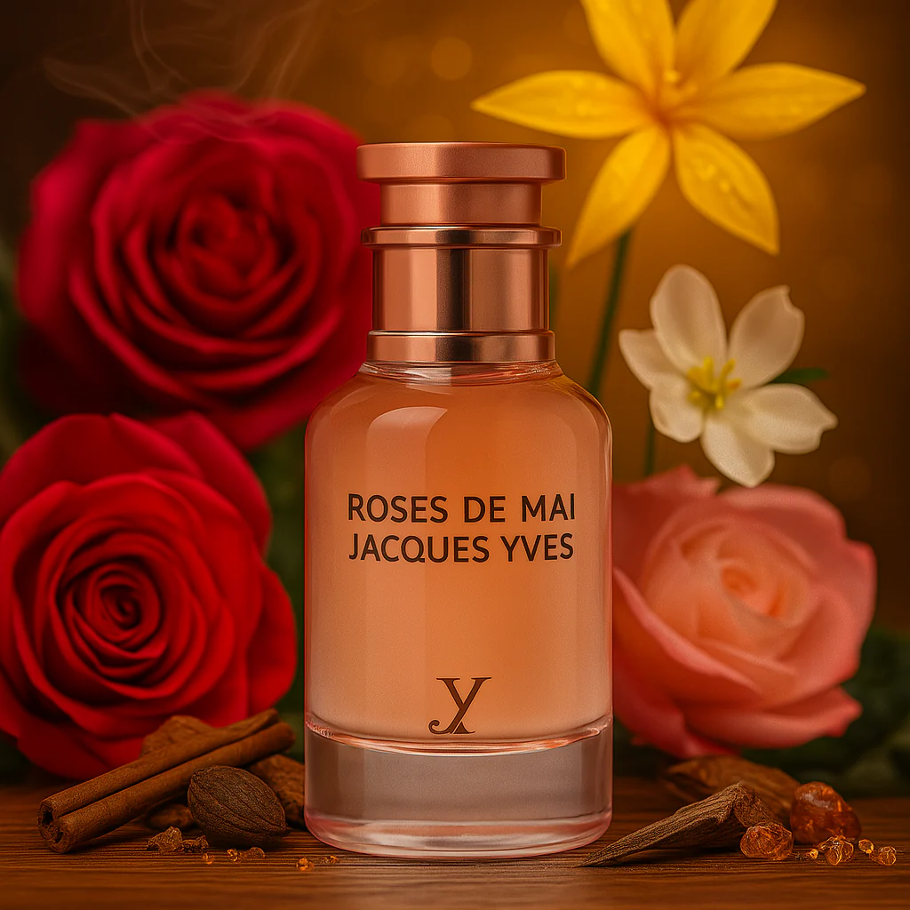 Fragrance World Roses De Mai Jacques Yves EDP 100 мл – Дървесен аромат с жасмин - Image 13