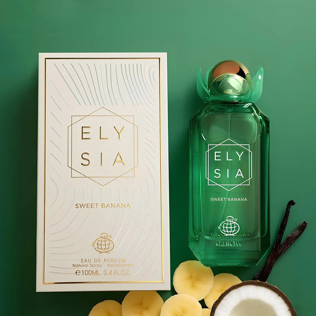 Fragrance World Elysia Sweet Banana EDP 100 мл – Гурме аромат с кокос - Image 7