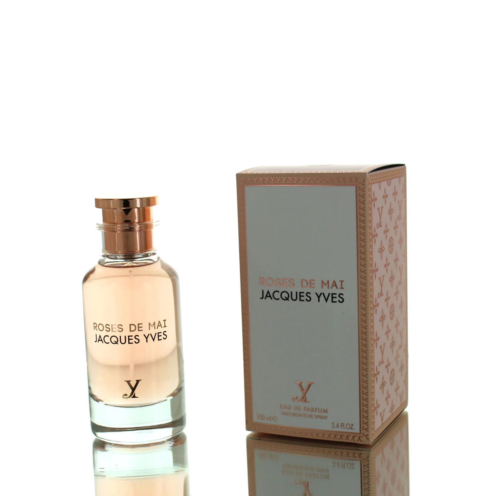 Fragrance World Roses De Mai Jacques Yves EDP 100 мл – Дървесен аромат с жасмин - Image 9