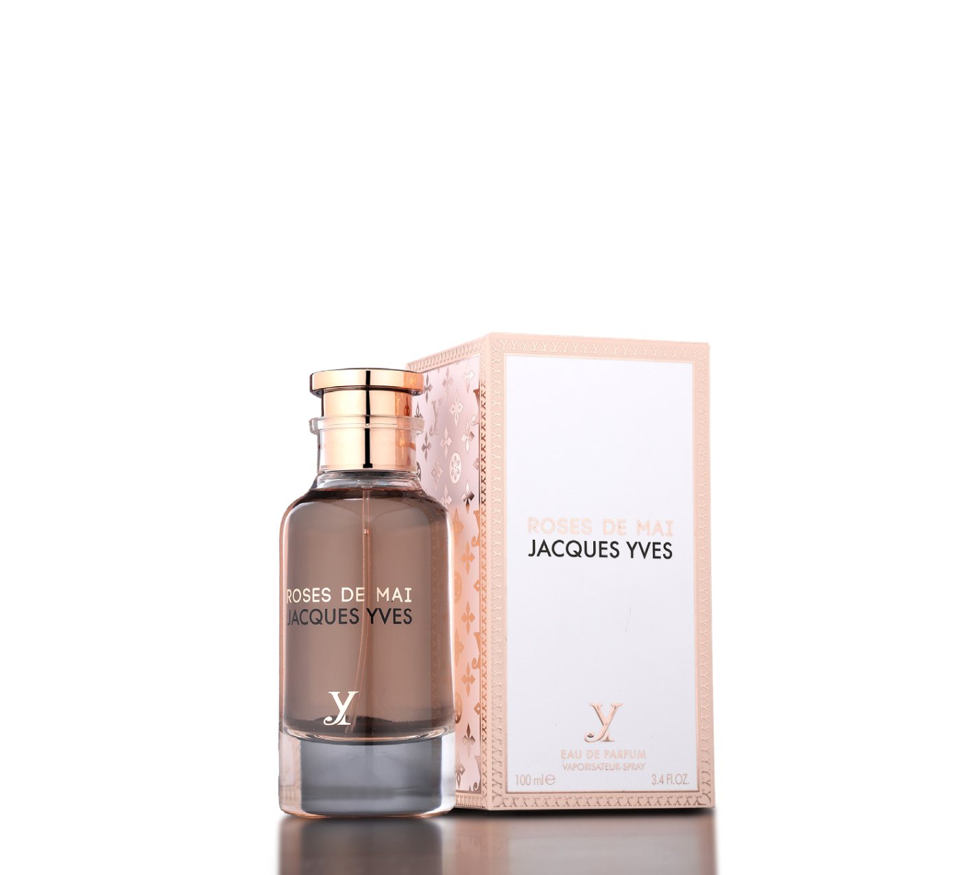 Fragrance World Roses De Mai Jacques Yves EDP 100 мл – Дървесен аромат с жасмин - Image 5