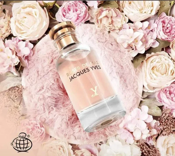 Fragrance World Roses De Mai Jacques Yves EDP 100 мл – Дървесен аромат с жасмин - Image 11