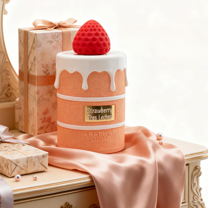 Arabiyat Sugar Strawberry Tres Leches EDP 100 мл – Гурме аромат с портокалов цвят - Image 14