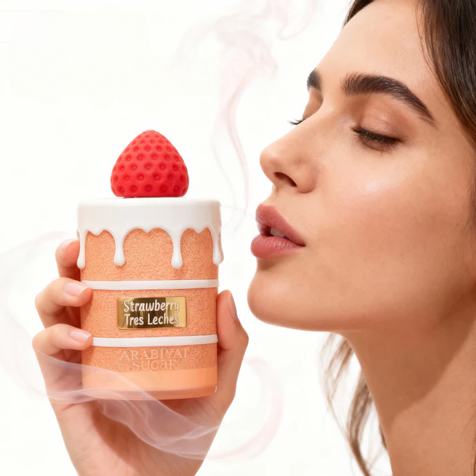 Arabiyat Sugar Strawberry Tres Leches EDP 100 мл – Гурме аромат с портокалов цвят - Image 10